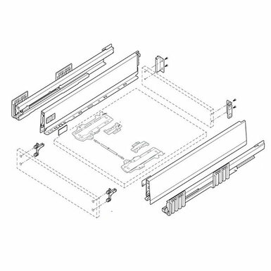 Blum Merivobox Set Keukenlade Nl